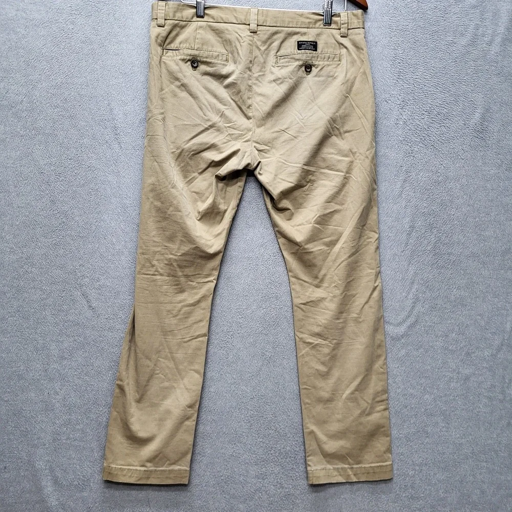 Banana Republic Men‎ Pants 33X30 Khaki Chino Twill Fulton Skinny Button 29